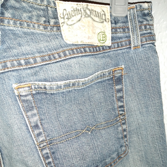 Lucky Brand Wonder Jean Cutoff Short Shorts Mid Rise Midrise Summer Cutoffs 29 8 - Picture 6 of 10